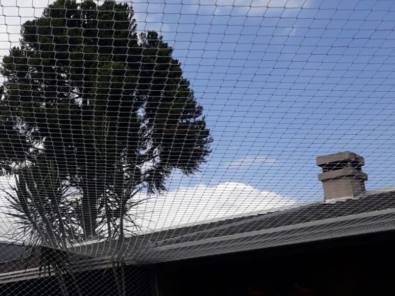 Instalação de rede de proteção em Itaperuçu